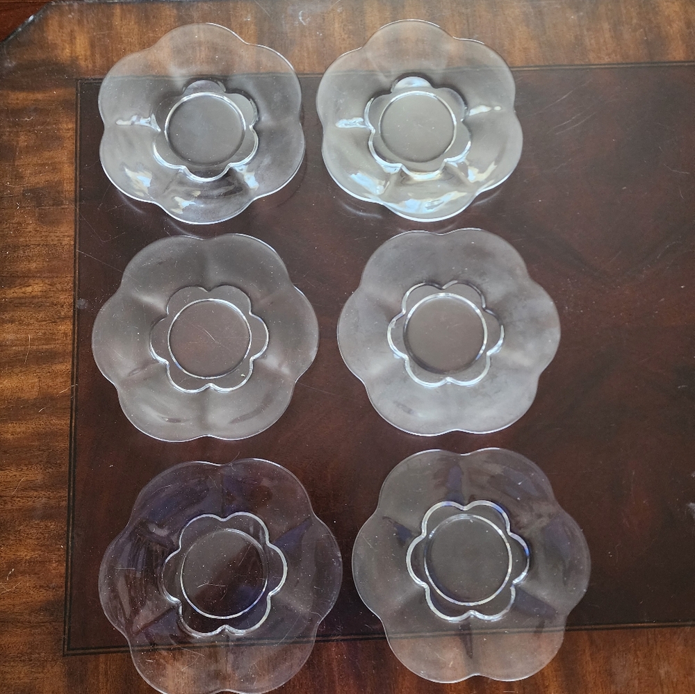 6 Duncan & Miller Canterbury Dessert Plates